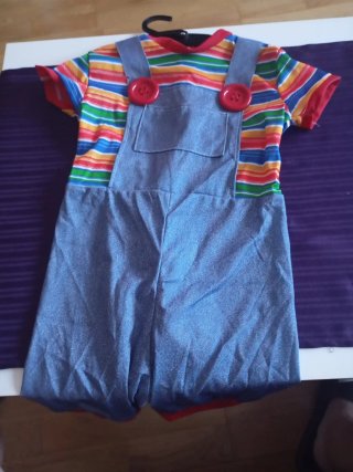 Disfraz Muñeco Diabólico Rag Doll Talla 3-4