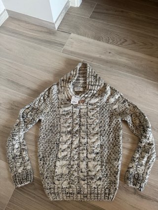 Maglione Pull&Bear a Trecce Collo Scialle