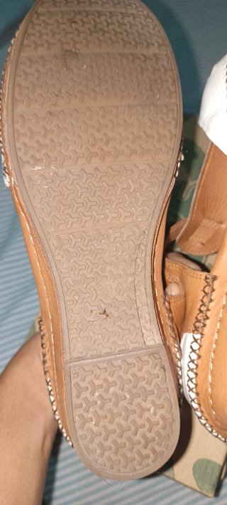 Sandalias de mujer marrones y blancas talla 39