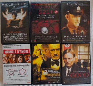 Lote de 6 Películas en DVD