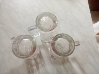 Set di 3 boccali da birra Castello