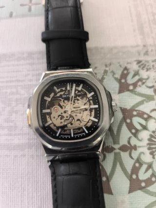 Reloj Skyline Automático Esqueleto Negro