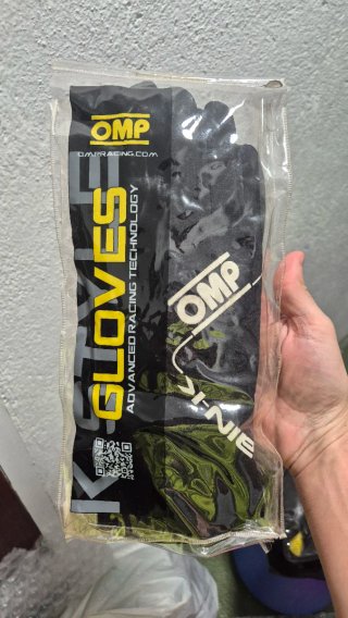 Guantes OMP Karting Negros