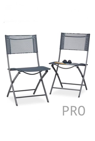 Confezione da 2 Sedie Pieghevoli - RELAXDAYS