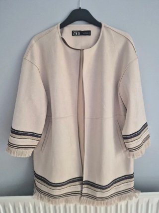 Chaqueta de antelina Zara