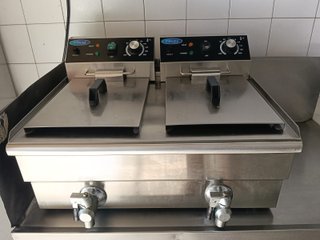 Freidora Eléctrica Doble Maxima 10L