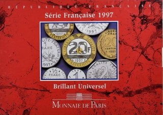 Set Monedas Serie Francesa 1997