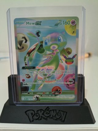 Mew EX 30 Aniversario Carta Pokémon en Ingles