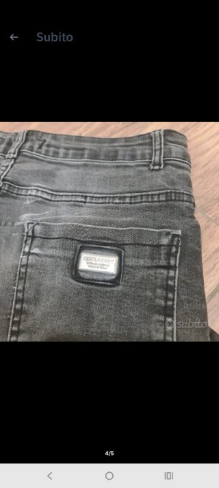 Jeans DSQUARED2 Grigio Taglia M