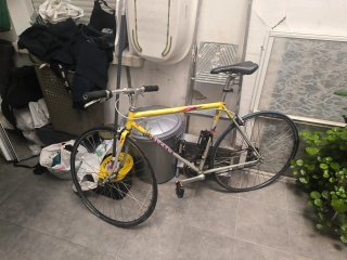 Bicicleta Clásica Peugeot Amarilla
