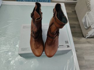 Botines Hispanitas Marrones Talla 38