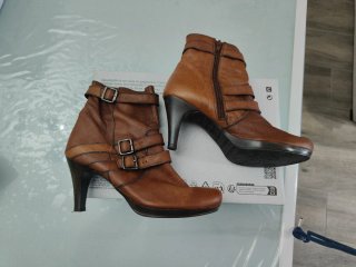Botines Hispanitas Marrones Talla 38