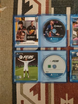 Lote de 4 Juegos de Fútbol para PS4