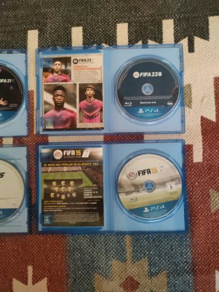 Lote de 4 Juegos de Fútbol para PS4