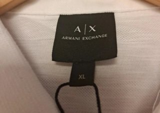 Polo Armani Exchange Bianco