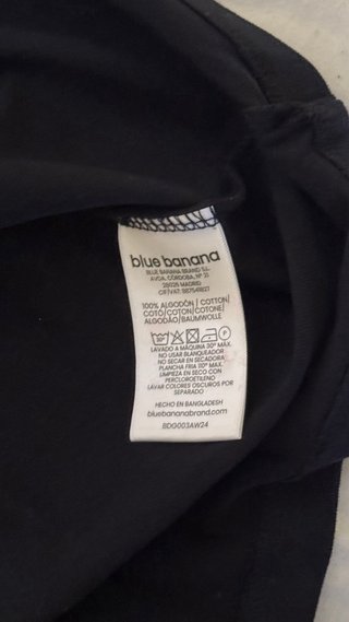 Polo Blue Banana manga larga Talla M