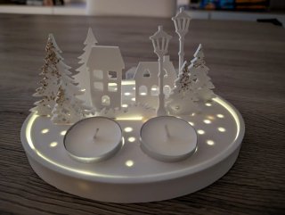 Portacandele tealight decorativo