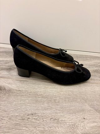 Bailarinas de ante negras Nuria Cobo Talla 41
