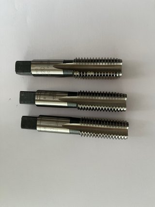 Juego de 3 Machos Roscar M20 Paso 2,5 TITEX-PLUS