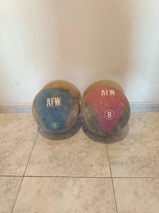 Set de 2 Balones de CrossFit AFW (6kg y 8kg)