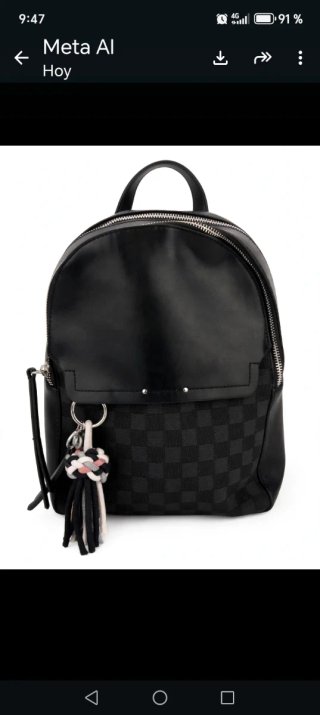 Mochila Parfois Negra. Nueva con etiqueta