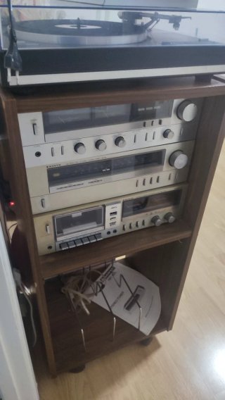 Equipo de música vintage Sanyo
