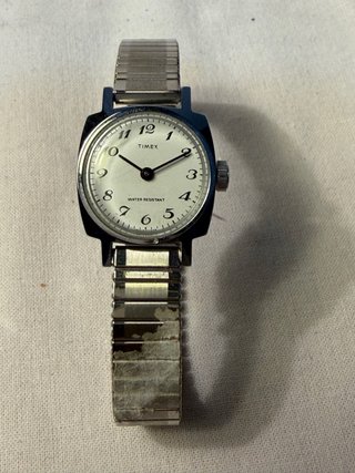 Reloj Timex Mujer Vintage Plata/Blanco