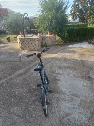 Bicicleta Plegable Gris