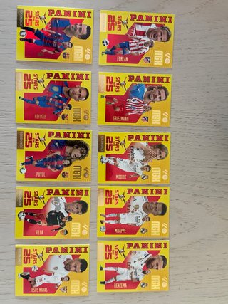 Lote 10 Cromos Panini Stars on 25 MGK