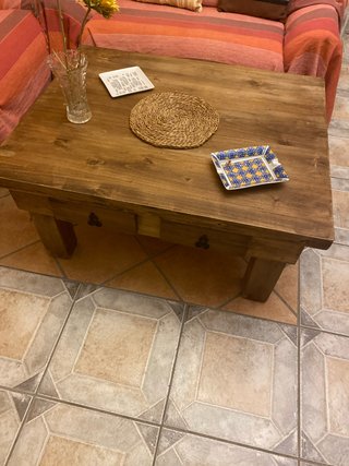 Mesa de Centro Rústica Estilo Mexicano
