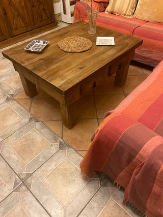 Mesa de Centro Rústica Estilo Mexicano