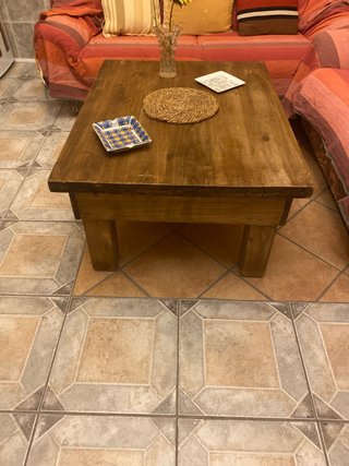 Mesa de Centro Rústica Estilo Mexicano