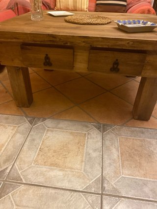 Mesa de Centro Rústica Estilo Mexicano
