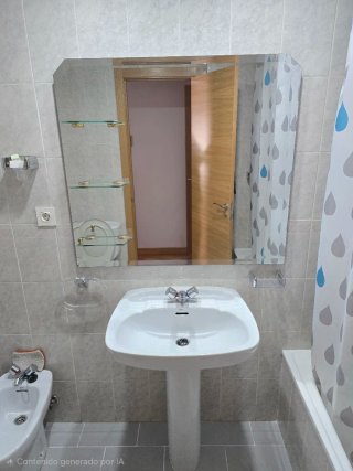 Mueble lavabo con espejo