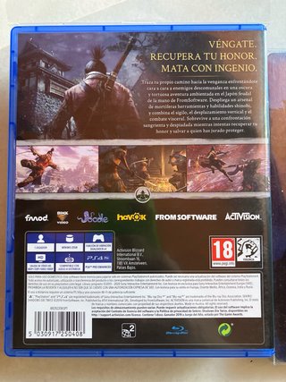 Sekiro Shadows Die Twice + Steelbook PS4