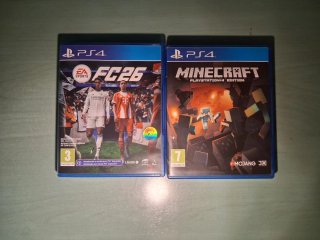 FC 26 e Minecraft PS4 (PlayStation 4)
