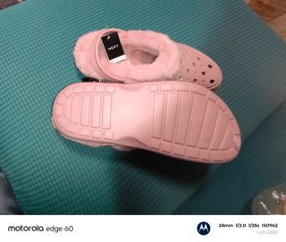 Pantofole Next con pelliccia rosa