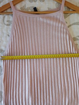 Top de tirantes rosa palo