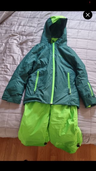 Conjunto de Ropa de Nieve Verde