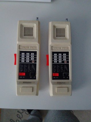 Set de 2 Walkie Talkies Vintage Años 80