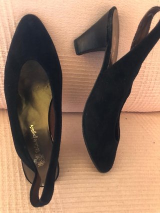 Zapatos slingback negros El Corte Inglés