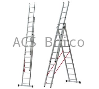 Escalera Aluminio Elite 3x9 - 2,60+2,60+2,60 Metros