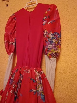 Disfraz Princesa época rojo/ blanco