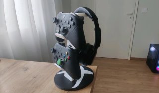 Soporte Xbox 2 Mandos y Auriculares