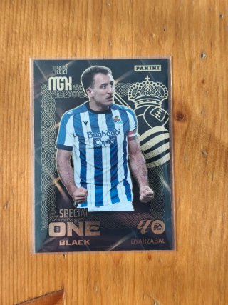 Carta Panini Special One Black Oyarzabal