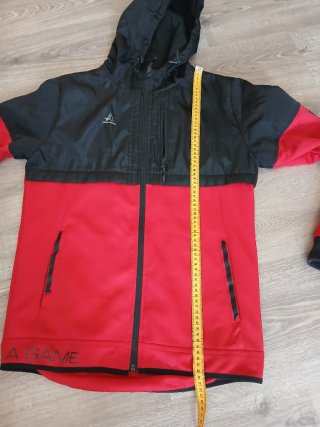 Chaqueta Hombre Negra y Roja