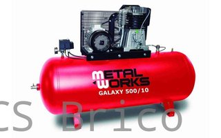 Compresor 500 Litros - 10 Hp - 400V - Metalworks