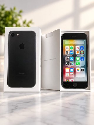 iPhone 7 128GB nero, schermo rotto, funziona