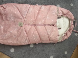 Saco Jane borreguito rosa estrellas