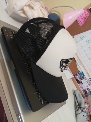 Gorra Vans Trucker Negra y Blanca